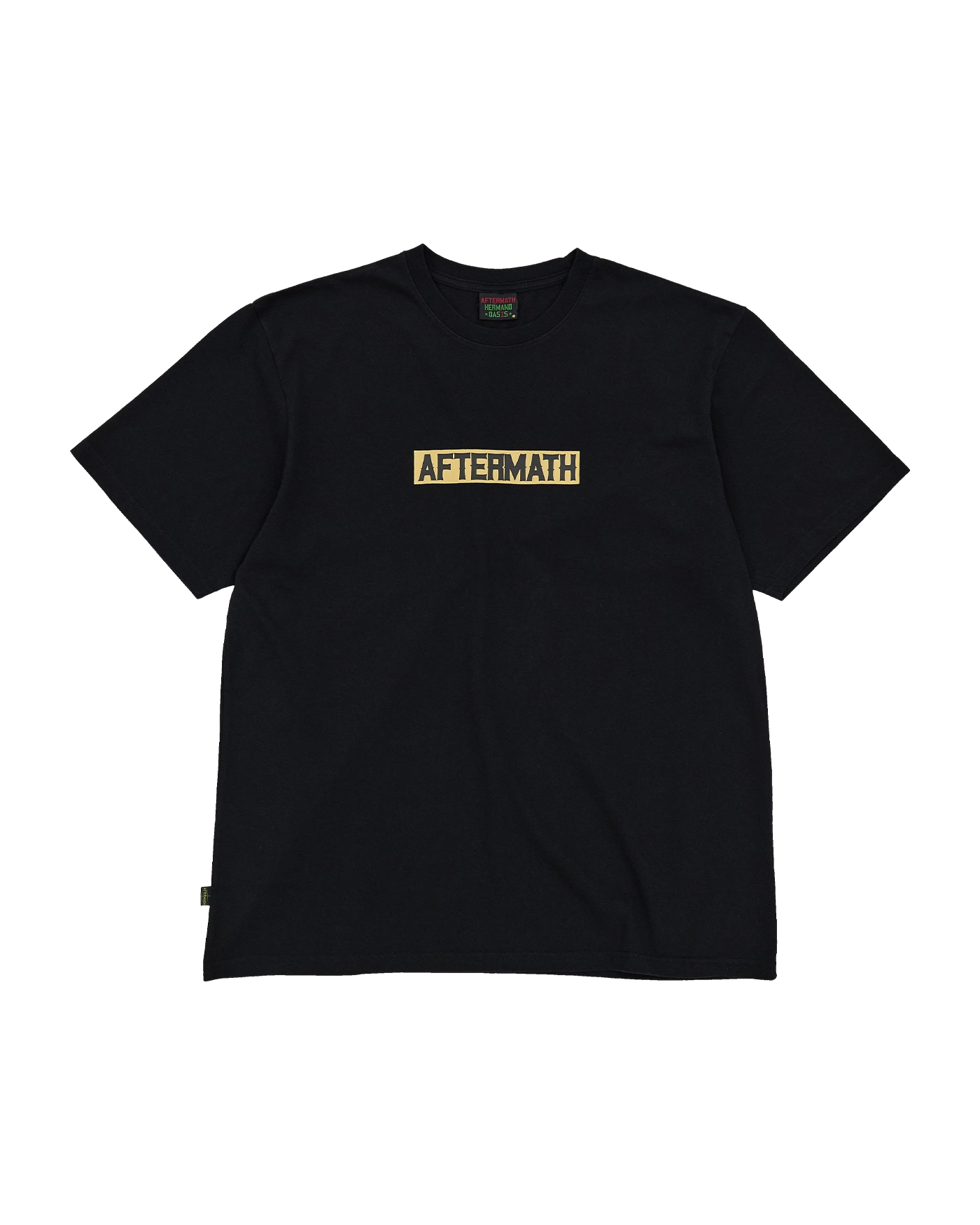 AFTERMATH PIG DYED DOODLE AIM LOGO TEE